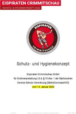 Schutz- und Hygienekonzept - Eispiraten Crimmitschau