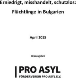 Erniedrigt, misshandelt, schutzlos: Fl&uuml;chtlinge in Bulgarien - April 2015 Herausgeber