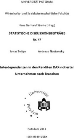 STATISTISCHE DISKUSSIONSBEITR&Auml;GE
