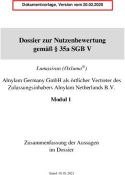 Dossier zur Nutzenbewertung gem&auml;&szlig; 35a SGB V - Dossier zur Nutzenbewertung gem&auml;&szlig; ...