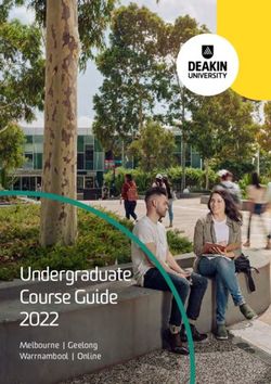 Undergraduate Course Guide 2022 - DEAKIN UNIVERSITY