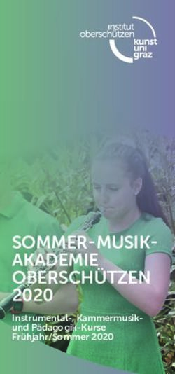 SOMMER-MUSIK-AKADEMIE OBERSCH&Uuml;TZEN 2020 - Instrumental-, Kammermusik- und P&auml;dagogik-Kurse Fr&uuml;hjahr/Sommer 2020