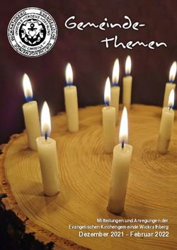 Dezember 2021 - Februar 2022 - Mitteilungen und Anregungen der Evangelischen Kirchengemeinde Wickrathberg - Ev. Kirchengemeinde ...