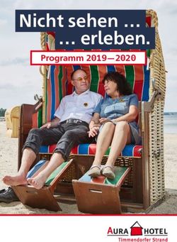 Nicht sehen erleben - Programm 2019-2020 - AURA-Hotel Timmendorfer Strand