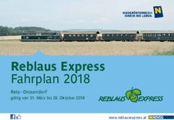 Reblaus Express Fahrplan 2018 - Retz-Drosendorf gültig von 31. März bis 28. Oktober 2018