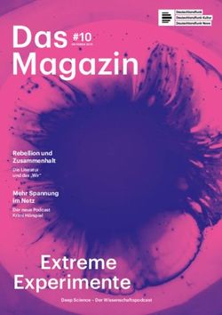 Das Magazin - Extreme Experimente - #10