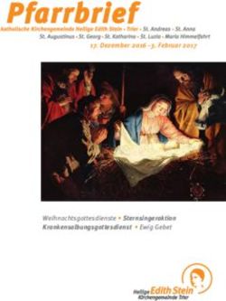 Weihnachtsgottesdienste Sternsingeraktion Krankensalbungsgottesdienst Ewig Gebet - Dezember 2016 -3. Februar 2017 - Edith Stein ...