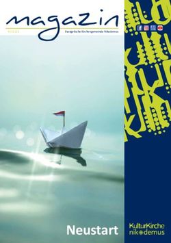 Evangelische Kirchengemeinde Nikodemus - 9|11|21 - KulturKirche nikodemus