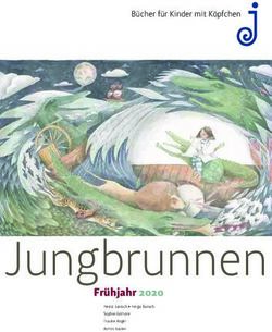 Jungbrunnen Fr&uuml;hjahr 2020 - B&uuml;cher f&uuml;r Kinder mit K&ouml;pfchen - Jungbrunnen Verlag