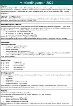 Mietbedingungen 2021 - Womovermietung Leibel