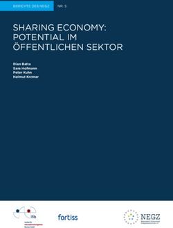 SHARING ECONOMY: POTENTIAL IM &Ouml;FFENTLICHEN SEKTOR - BERICHTE DES NEGZ NR. 5