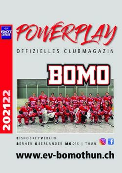 POWER PLAY - www.ev-bomothun.ch - OFFIZIELLES CLUBMAGAZIN - EV BOMO Thun