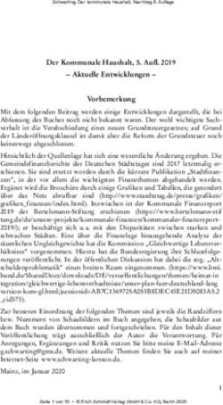 Der Kommunale Haushalt, 5. Aufl. 2019 - Aktuelle Entwicklungen - Vorbemerkung - Erich Schmidt Verlag