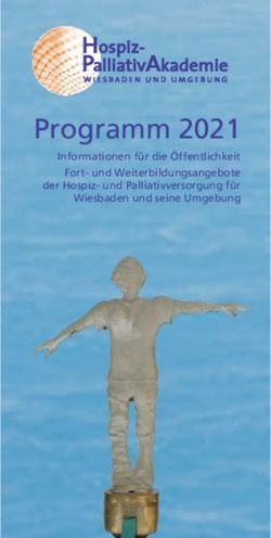 Programm 2021 Informationen f&uuml;r die &Ouml;ffentlichkeit Fort- und Weiterbildungsangebote der Hospiz- und Palliativversorgung f&uuml;r Wiesbaden und seine ...