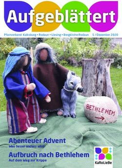 Abenteuer Advent Was heuer anders wird Auf dem Weg zur Krippe - Pfarrverband Kalksburg Rodaun Liesing Bergkirche Rodaun - Erzdi&ouml;zese Wien