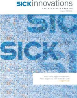 DAS NEUHEITENMAGAZIN Ausgabe 2020/2021 - Innovationen, Applikationsberichte, Technologien und mehr finden Sie unter - blog.sick.com - SICK USA