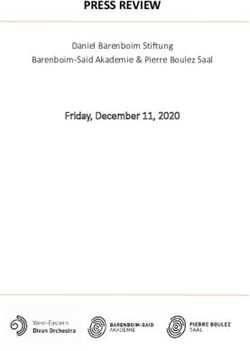 PRESS REVIEW Friday, December 11, 2020 - Daniel Barenboim Stiftung Barenboim-Said Akademie & Pierre Boulez Saal