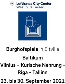 Baltikum Vilnius - Kurische Nehrung - Riga - Tallinn 23. bis 30. September 2021 - Burghofspiele in Eltville
