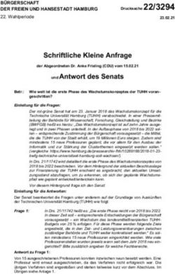 Schriftliche Kleine Anfrage - Polit-X