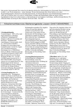 Arbeitsmarktservice Stellenangebote Liezen GASTGEWERBE