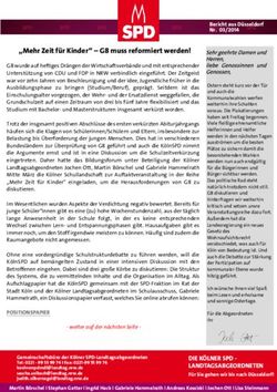 "Mehr Zeit f&uuml;r Kinder" - G8 muss reformiert werden!