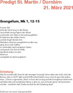 Predigt St. Martin / Dornbirn