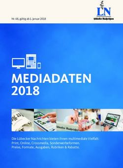 Mediadaten 2018 - Die Lübecker Nachrichten bieten Ihnen multimediale Vielfalt: Print, Online, Crossmedia, Sonderwerbeformen. Preise, Formate ...