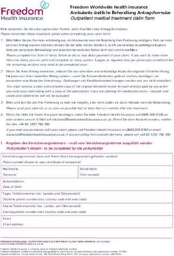 Freedom Worldwide health insurance Ambulante ärztliche Behandlung Antragsformular