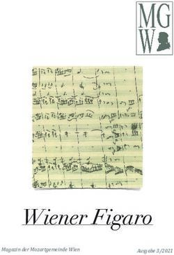 Wiener Figaro Magazin der Mozartgemeinde Wien