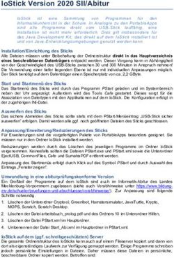 IOSTICK VERSION 2020 SII/ABITUR - VON TINO HEMPEL