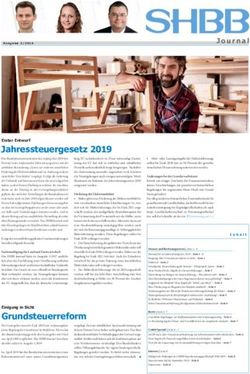 Jahressteuergesetz 2019 - Erster Entwurf - SHBB ...