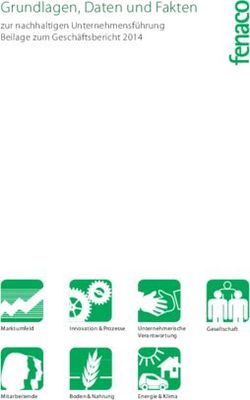 Grundlagen, Daten und Fakten - zur nachhaltigen Unternehmensführung Beilage zum Geschäftsbericht 2014 - fenaco Genossenschaft