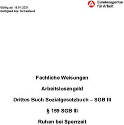 Fachliche Weisungen Arbeitslosengeld Drittes Buch Sozialgesetzbuch - SGB III - 159 SGB III Ruhen bei Sperrzeit - G&uuml;ltig ab: 18.01.2021 ...