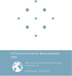 2026 ICT-FACHKR&Auml;FTESITUATION: BEDARFSPROGNOSE - IWSB - Institut f&uuml;r Wirtschaftsstudien Basel Fachbereich: ICT Schlussbericht | 06.09.2018 ...