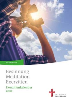 Besinnung Meditation Exerzitien - Exerzitienkalender 2022 Pastorale Dienste - Erzbistum Paderborn