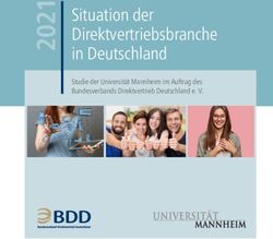 Direktvertriebsbranche in Deutschland - 1 Situation der 2021