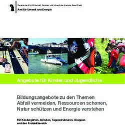 Angebote für Kinder und Jugendliche Bildungsangebote zu den Themen Abfall vermeiden, Ressourcen schonen, Natur schützen und Energie verstehen ...