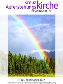 AUFERSTEHUNGS KIRCHE KREUZ - GEMEINDEBRIEF - KREUZKIRCHE LUDWIGSBURG