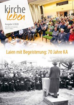 Kirche - Laien mit Begeisterung: 70 Jahre KA Ausgabe 3/2020 - Caritas St. P&ouml;lten