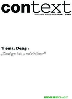 "Design ist unsichtbar" - Thema: Design - HeidelbergCement