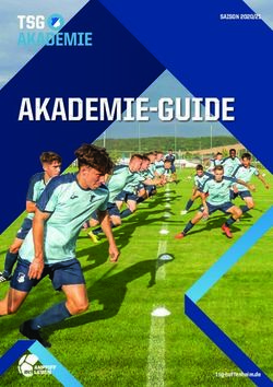 AKADEMIE-GUIDE SAISON 2020/21 - tsg-hoffenheim.de - TSG Hoffenheim