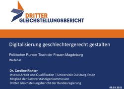 Digitalisierung geschlechtergerecht gestalten