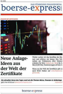 Neue Anlage-Ideen aus der Welt der Zertifikate - Börse Express