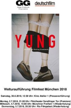 Welturauff&uuml;hrung Filmfest M&uuml;nchen 2018 - YUNG
