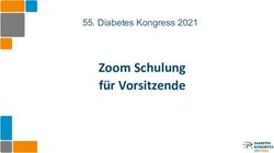 Zoom Schulung f&uuml;r Vorsitzende - Diabetes Kongress 2021 - Diabetes Kongresses