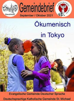 Kreuzkirche Gemeindebrief - &Ouml;kumenisch in Tokyo