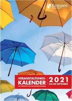 KALENDER VERANSTALTUNGS- JULI BIS SEPTEMBER - Niederrhein im Blick
