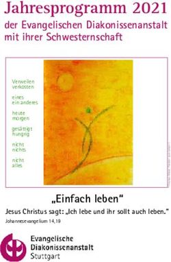 Jahresprogramm 2021 der Evangelischen Diakonissenanstalt mit ihrer Schwesternschaft - Evangelische Diakonissenanstalt ...