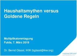 Haushaltsmythen versus Goldene Regeln - Multiplikatorentagung Fulda, 7. M&auml;rz 2019 - Forum Waschen