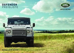 DEFENDER PREISLISTE - MODELLJAHR 2015/2 - Land Rover